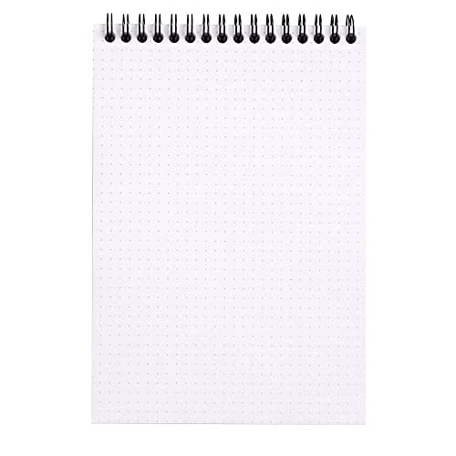 Rhodia #16 Wirebound Notepad 5.8" X 8.3" Dot Pad, Orange Cover #TOP1