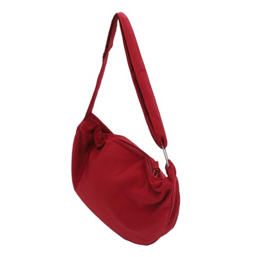Sac d'épaule en velours côtelé noir style rétro, grand cartable de cours et travail