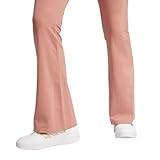 adidas Women's Essentials Small Logo Flared Leggings, Warm Clay/White - Image 5