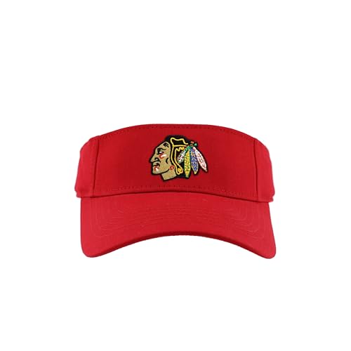Image of ZHATS NHL Unisex-Adult NHL Officially Licensed Visor Drill Icon Team Color