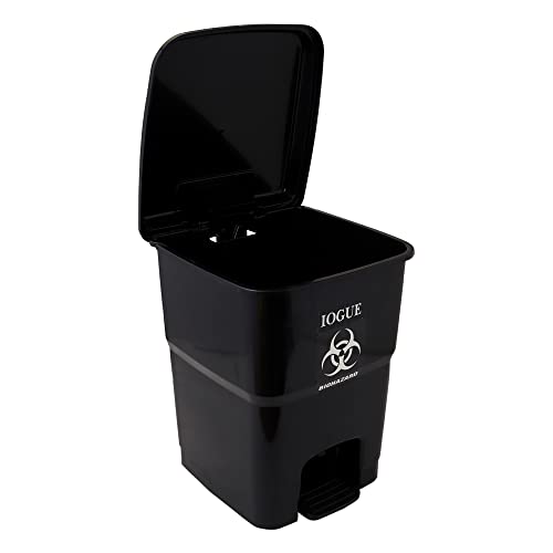 Image of Plastic Bio Medical Pedal Garbage Waste Dustbin 32 Litre (YELLOW + BLUE + BLACK + RED PACK OF 4)