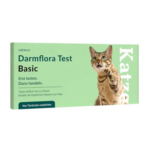 Darmflora Test für Katzen mit 7 Bakterien