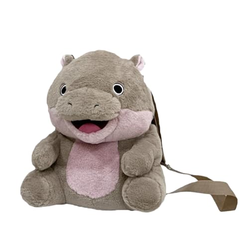 Pluches hippopotames en sac à dos, le cadeau d'anniversaire mignon et chic