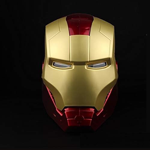BLL Iron Man helmet, eyes can shine furniture ornaments, anime model toy gift
