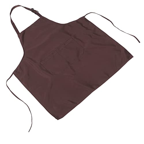 BEBEMOKO Chef's Apron for Men Oil-splashing Proof Cooking Working Apron Pockets Cotton Blended Unisex Fit Versatile for Kitchen Cafe Bbq