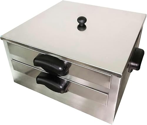 CQIKRWGWS Máquina de Rollos de arroz para cocinar, vaporizador de Rollos de arroz de 2 Capas de Acero Inoxidable Changfen de Acero Inoxidable ~/