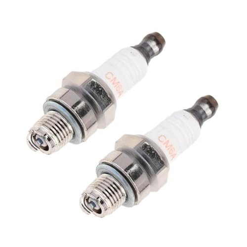 Bougie d'allumage CM6A pour petit moteur de tondeuse et tronçonneuse (Lot de 2)