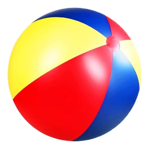 Csafyrt Pallone da Spiaggia Gigante, Palla da Spiaggia Gonfiabile da 47 Pollici in PVC, Palla da Spiaggia Colorata, Ballo da Spiaggia Jumbo Divertente per Piscine Feste in Giardino Giochi d'Acqua
