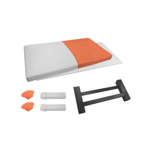 Champion Sports Official Size Safety Breakaway Baseball Double First Base - Molded Rubber Quick Release Double First Base Set
