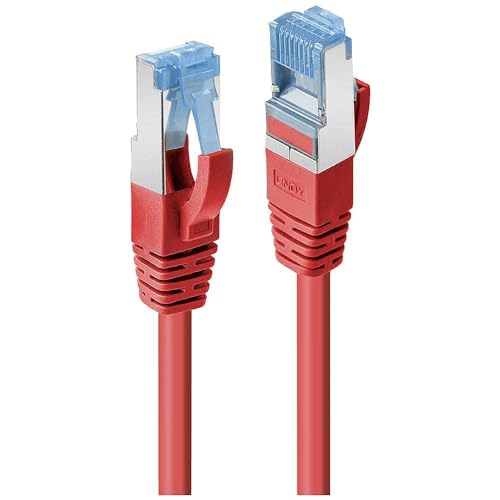 LINDY Câble réseau Cat.6A S/FTP, cuivre, LSOH, 500MHz, Rouge, 2m