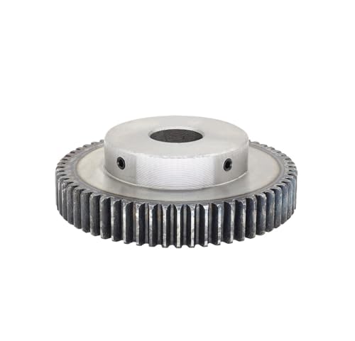 Bevel Gear Pinion Hardware Mechanical 1pcs 1.5M60T Spur Gear Bore 12/15/16/17/20mm Pinion Gear Low Carbon Steel Gear Wheel(17mm)