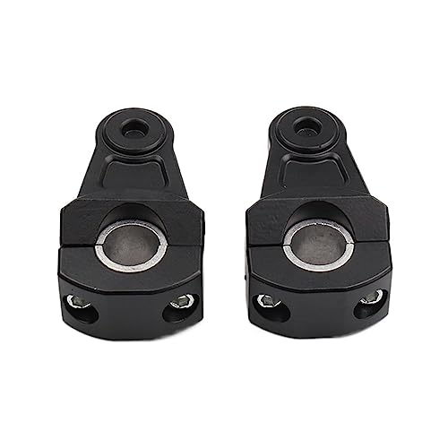 Rehausseur de guidon moto noir 22mm et 28mm universel anodisé