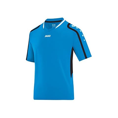 JAKO Jako 4197 - Camiseta de Voleibol para Hombre (Talla S), Color Azul, Negro y Blanco, Hombre, Camiseta de Voleibol, 4197, Jako Azul/Negro/Blanco, Small Cover