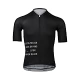 POC M's Pristine Print Jersey Apparel Uranium Black LRG