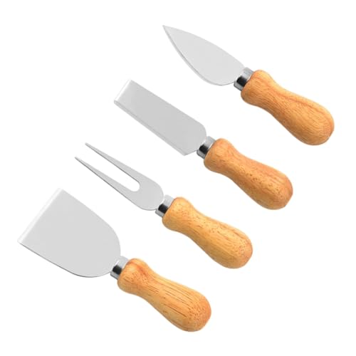 CIYODO Stainless Steel Cheese Knife Fork Set Baking Tools Cheese Cutting Set Multi-function for Parties