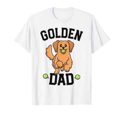 Golden Retriever - Camisa para papá, diseño de perro Camiseta