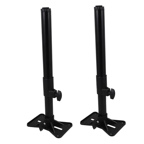 LIFKICH 2pièces Support Réglable Métal Pour Évier Sous Plan De Cuisine Brackets Noir Pour Installation De Lavabo De Salle De Bain