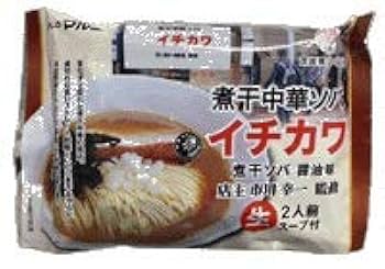 Amazon.co.jp: 茨城イチカワ監修 煮干しソバ 醤油味 2食×8P