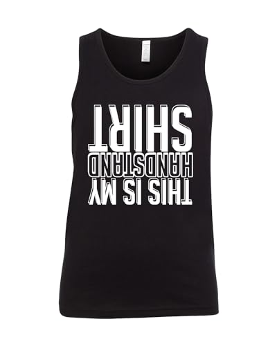 Threadrock Girls This is My Handstand Shirt Youth Tank Top