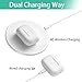 Wireless Charging Case Replacement Compatible with AirPods Pro 1st & 2nd Generation, AirPods Pro 1st & 2nd Charger Case with Bluetooth Pairing Sync Button - No Earbuds