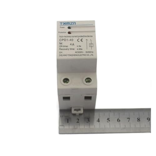 Protector de corriente de reconexión automática DIN 4A 920W para el hogar 3
