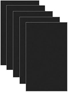 Leather Repair Patch, First-aid Adhesive for Sofas Car Seats Adhesive Handbags Jackets, Leather Repair Kit, Pack of 5 (Black)