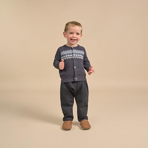 Modern Moments by Gerber Baby Boys' and Toddler Holiday Fair Isle Sweater3
