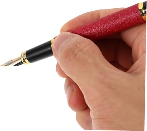 NUOBESTY 5 adet kalem, kaligrafi dolma kalem, siyah kalem, yazı gereçleri, ahşap kalem, ince uçlu, kısa kalem, sevimli yazı kalemi, öğrenci kalemi, jel kalem - Görsel 3