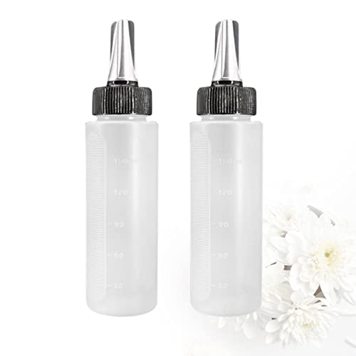 Lurrose 6 Pcs Aplicador de Limpeza Garrafa Espremível de Cabelo Enxaguando para Dispensação Vazia Tr