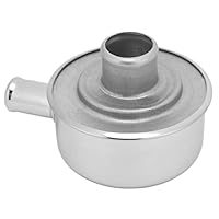 Keenso Air Breather Cap, Round Valve Cover Breather Push In Style Hochglanzpoliertes Entlüftergerät mit Entlüftungsrohr für BBC SBF 350 Drosselklappen