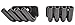 Zoomies Mock Exhaust Headers Black 70852