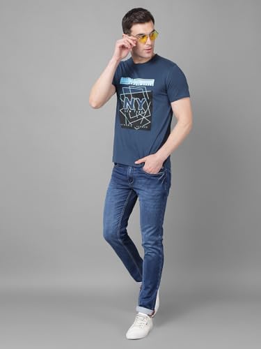 Image of Dollar Cotton Rich Fabric Solid Men's T-Shirt | Fashionable Prints | Branded Loop Label | Wide Array of Attractive Colours