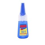 Comebachome Super Glue, 401 Liquid Superglue, Multi-Purpose Quick Dry Glue, Clear Super Glue for Bonding Porous Materials Wood Paper Leather Fabric