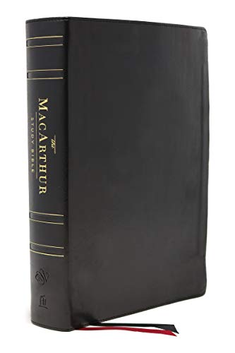 The Macarthur Study Bible: English Standard Version, Genuine Leather, Black; Unleashing God's Truth One Verse at a Time