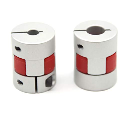 Befenybay BE011 2Pcs 5Mm To 8Mm Aluminium Plum Flexible Shaft Coupling D20 L25 Connector Flexible Coupler thumb #4