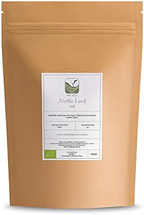 Valley of Tea Organic Nettle Leaf - Dried Stinging Nettles (Urtica Dioica) - Herbal Tea Leaves