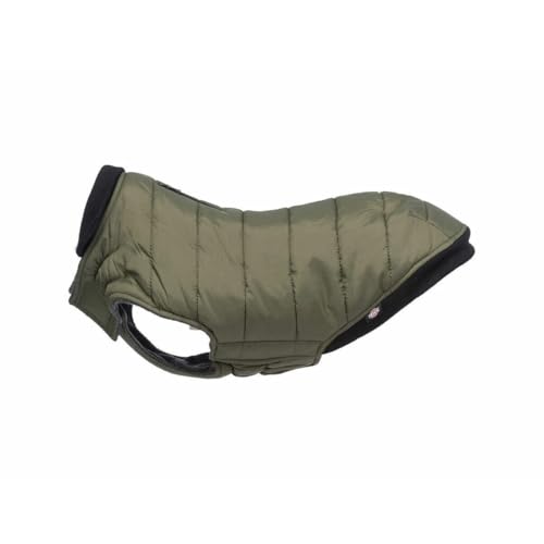 Arlay Mantel, Hundebekleidung für kleine Hunde, Größe S: 36 cm, Dunkelgrün