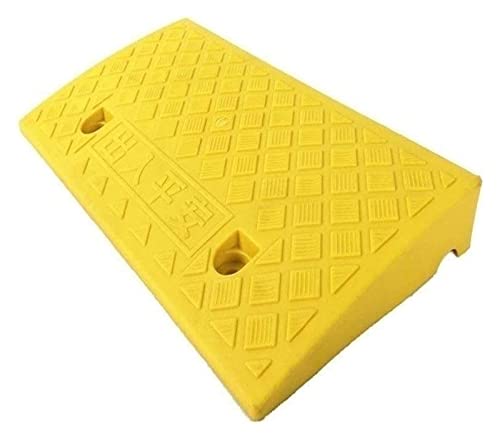 Rampas para bicicleta estudiante, rampa de umbral de almacén de fábrica, plástico antideslizante, pad de pendiente para silla de ruedas en casa (Color: Natural, Tamaño: 50 x 27 x 7 cm) miniatura 1