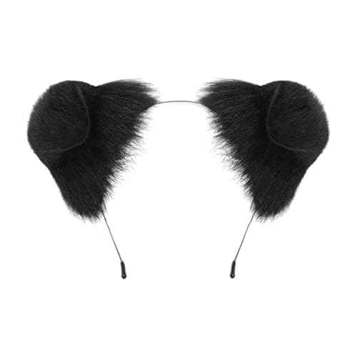 Animal Ear Headbands Soft Plush Hairband Photo Props Puppy Costume Hair Accessories For Christmas Stage Performances
