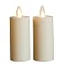 Boston Warehouse Mystique Flameless Votive Candles, 3-Inch, Ivory, Set of 2