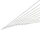 QUARKZMAN 1mm x 200mm Edelstahl Rundstab, Metall Massivwelle Stangen Drehbankstange für DIY Bastelprojekte Modellauto Hubschrauber Flugzeug 10 Stück