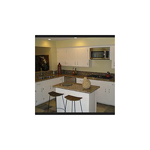 Kitchen Countertop Makeover Gold Black Granite Marble Vinyl Contact Paper Peel and Stick Update Self Adhesive Film 36" x 240" (20ft) Removable Waterproof Laminate Cover