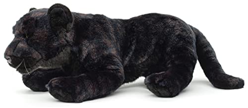 Peluche panthère noire couchée pour décorer une chambre - 4