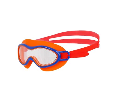 Image of AIRAVAT Kril 1025 Junior (Age 2-6 Years) Swimming Goggles, Adjustable Pool Goggles For Junior /Kids, Optic Quality Poly carbonate Lenses, 100% UV Protection Anti-fog Coated (Orange)