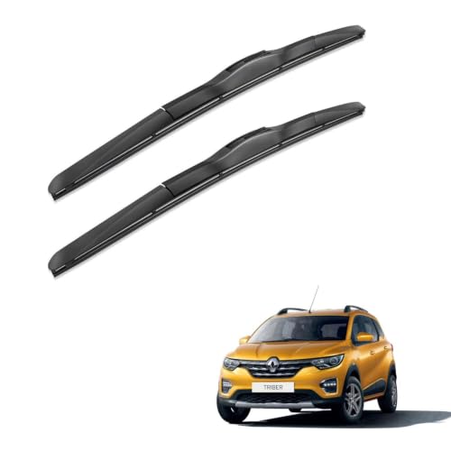 Image of Oshotto Frameless (O.E.M Type) Wiper Blades Compatible with Renault Triber (20 inch / 16 inch)