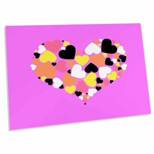 3dRose A Heart of Hearts Akiosexual Proud to Love - Desk Pad miniatura 1