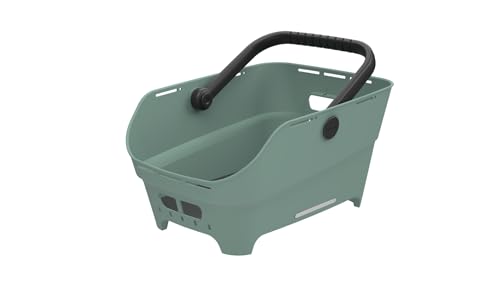 Bild: Basil Cento Neo MIK Fahrradkorb Gep�cktr�ger hinten ? 21L ? aus Recyceltem Kunststoff ? Reflektierend ? 46.9x23.7x14.1 cm ? Gr�n f�r 49,95 EUR (-22%) statt 64,37 EUR bei amazon.de