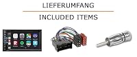 Autoradio Einbaupaket für Alpine INE-W611D kompatibel mit Hy,ai Santa Fe SM, Facelift | Navigationssystem CD-/DVD-Laufwerk – Ansicht 3