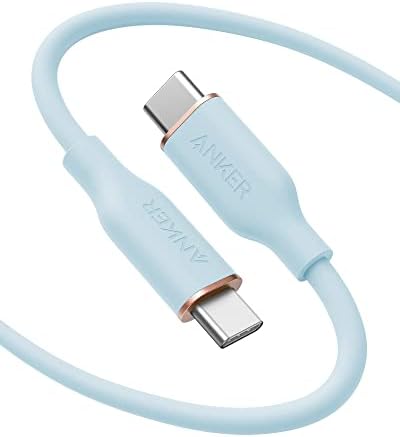 （05:00時点） Anker PowerLine III Flow USB-C & USB-C ケーブル (1.8m アイスブルー)