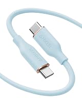 Anker PowerLine III Flow USB-C & USB-C ケーブル (1.8m アイスブルー)